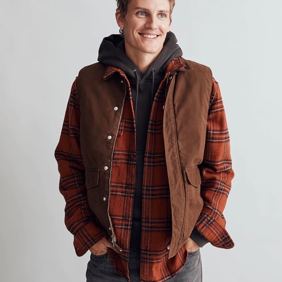 Madewell Waxed Cotton Vest - Picture 6 of 7